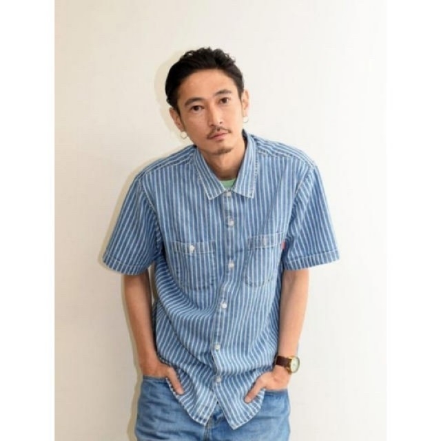 Supreme(シュプリーム)のsupreme 17ss stripe denim shirt メンズのトップス(シャツ)の商品写真