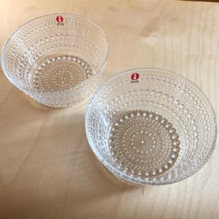 イッタラ(iittala)の新品 イッタラ カステヘルミ ボウル クリア 2個セット(食器)