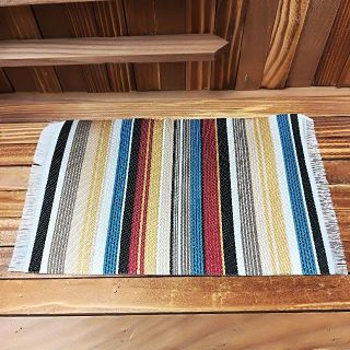  j011◆くすんだ色合いのラグ◆ ドールハウス 用 ミニチュア ペルシャ 絨毯(ミニチュア)