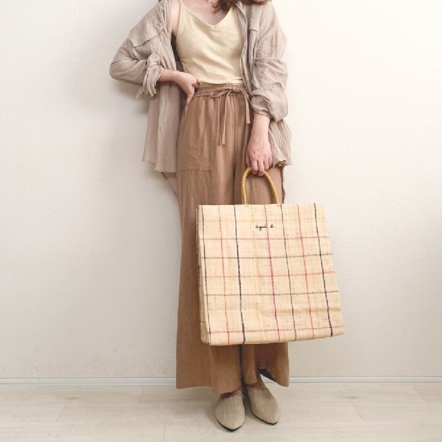 agnes b.■新品■ラフィアトートバッグ