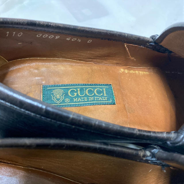 Gucci(グッチ)のGUCCI   ビッドローファー　　40.5   美品 メンズの靴/シューズ(ドレス/ビジネス)の商品写真