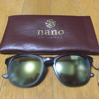 ナノユニバース(nano・universe)のナノユニバース ミラーレンズ UVカットサングラス 新品(サングラス/メガネ)