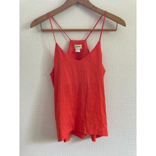 H&M オレンジ　キャミソール  ファストファッション(キャミソール)