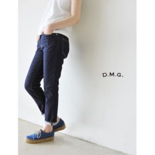 ディーエムジー(D.M.G)の美品★D.M.G. ドミンゴ★アンクルカットスリムパンツ　ワンウォッシュ　SS(デニム/ジーンズ)