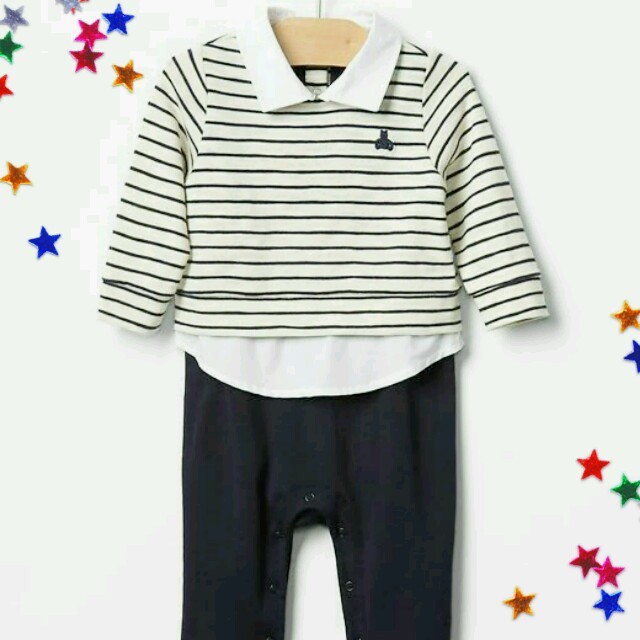 babyGAP(ベビーギャップ)の【残り一点】2016新作3/20まで♡ キッズ/ベビー/マタニティのベビー服(~85cm)(ロンパース)の商品写真