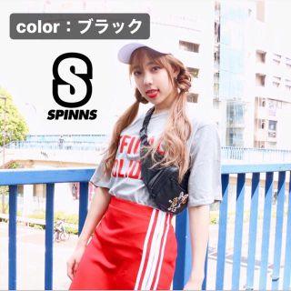 スピンズ(SPINNS)のサイドライン入りタイトミニスカート(ミニスカート)