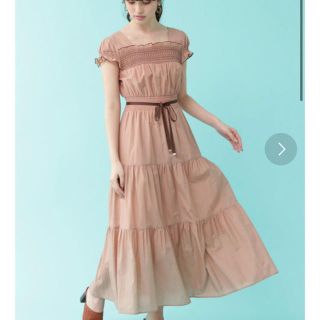 ジルバイジルスチュアート(JILL by JILLSTUART)のJILL by JILLSTUART クラフトステッチマキシワンピース(ロングワンピース/マキシワンピース)