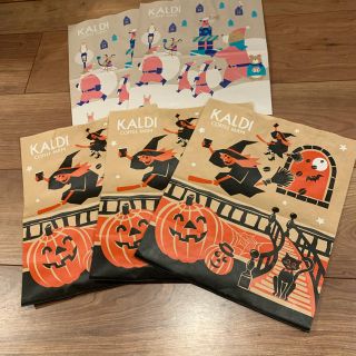 カルディ(KALDI)のカルディ　紙バック　ショッパー(ショップ袋)