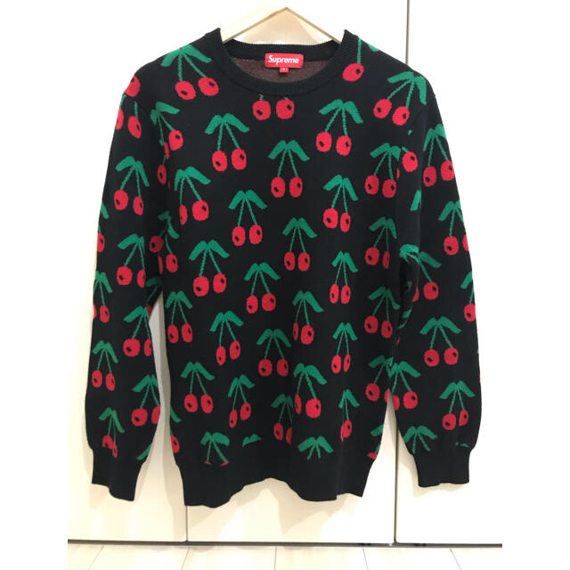 Supreme(シュプリーム)の14AW supreme cherries sweater　S メンズのトップス(ニット/セーター)の商品写真