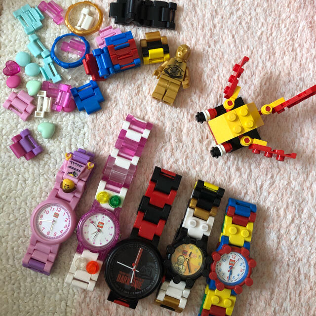 Lego(レゴ)のLEGOウォッチまとめ売り　レゴ腕時計　ブロック キッズ/ベビー/マタニティのおもちゃ(積み木/ブロック)の商品写真