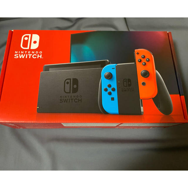 任天堂 Switch  本体 ネオンブルー　新品　保証印あり家庭用ゲーム機本体