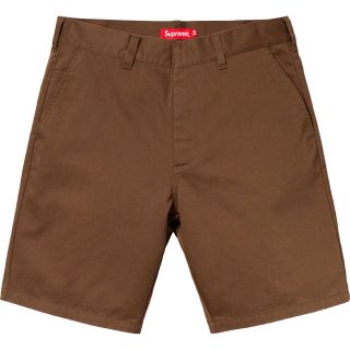 シュプリーム(Supreme)のSupreme SS19 Work Short "Brown" 34(ショートパンツ)