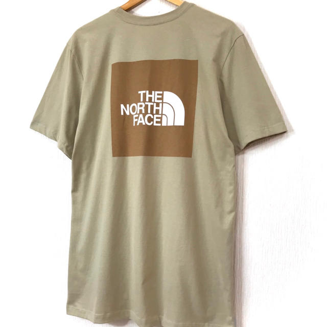 THE NORTH FACE(ザノースフェイス)の最新 ♪ 3XL相当 ノースフェイス BOXロゴ Tシャツ ツイルベージュ メンズのトップス(Tシャツ/カットソー(半袖/袖なし))の商品写真