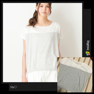 ヴィス(ViS)のVIS♡カットソー(Tシャツ(半袖/袖なし))