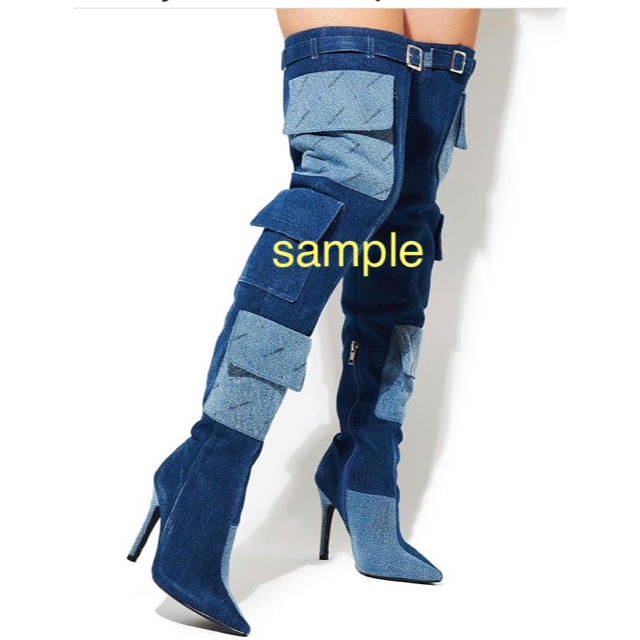 Yellow boots(イエローブーツ)のYELLO BLUE JEAN BABY LONG  レディースの靴/シューズ(ブーツ)の商品写真