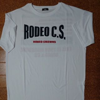 ロデオクラウンズ(RODEO CROWNS)の白のロンティ(ひざ丈ワンピース)