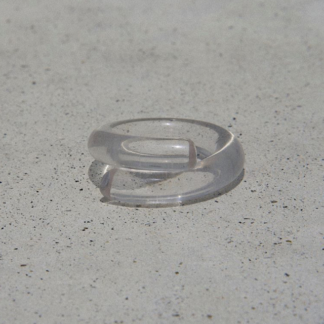 Kastane(カスタネ)のAcryl clear ring No.376 レディースのアクセサリー(リング(指輪))の商品写真