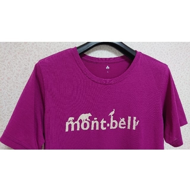 mont bell(モンベル)のmont-bell/モンベル 登山 アウトドア Tシャツ レディース Ｌ スポーツ/アウトドアのアウトドア(登山用品)の商品写真