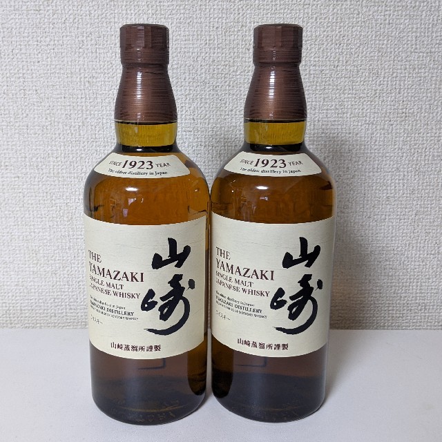 サントリー2本セット 箱なし 山崎 ノンエイジ 700ml - ウイスキー