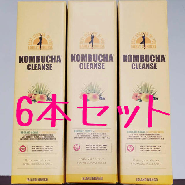 KOMBUCHA CLEANSE コンブチャクレンズ  6本ご検討くださいませ