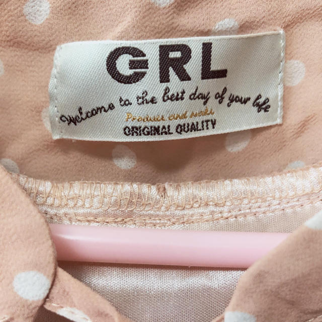 GRL(グレイル)のGRL ピンク　ワンピース レディースのワンピース(ひざ丈ワンピース)の商品写真