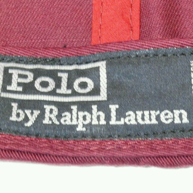 POLO RALPH LAUREN(ポロラルフローレン)の572 ラルフローレンキャップ ボルドー レディースの帽子(キャップ)の商品写真