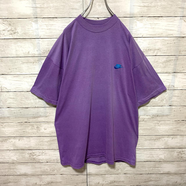 NIKE(ナイキ)のレア 古着 90s ナイキ NIKE 半袖 Tシャツ 刺繍ロゴ 希少カラー メンズのトップス(Tシャツ/カットソー(半袖/袖なし))の商品写真