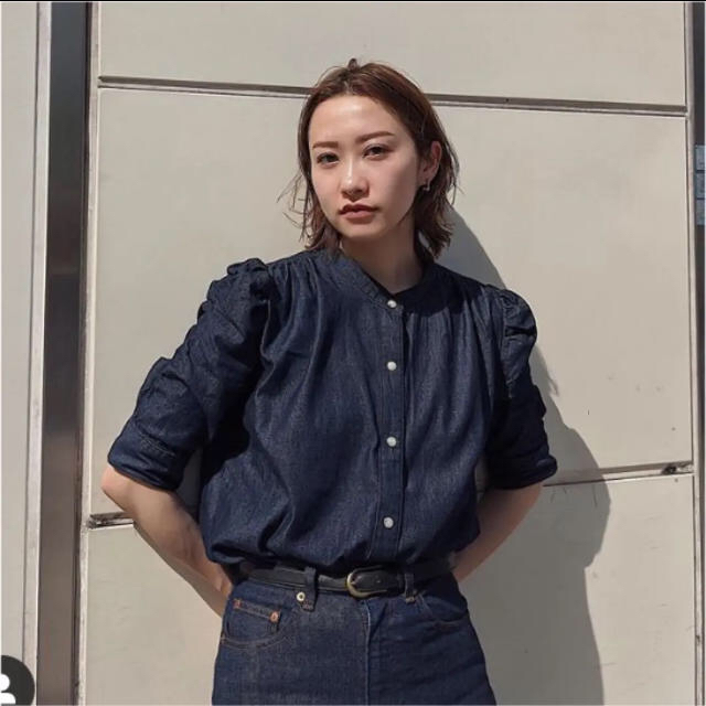 moussy GATHER SLEEVE DENIM