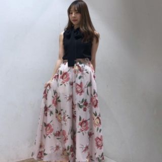 アンドクチュール(And Couture)のアンドクチュール リボンノースリーブニット(カットソー(半袖/袖なし))