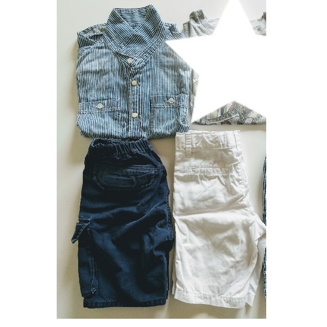 Old Navy(オールドネイビー)の120cm☆３枚セット キッズ/ベビー/マタニティのキッズ服男の子用(90cm~)(パンツ/スパッツ)の商品写真