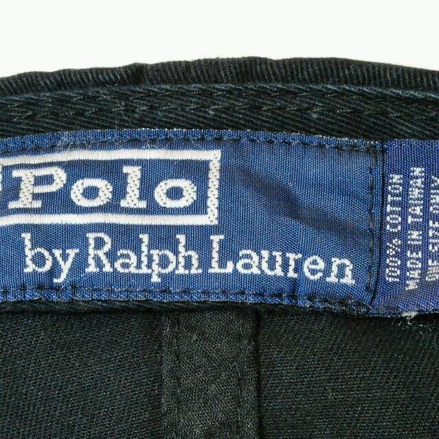 POLO RALPH LAUREN(ポロラルフローレン)の599 ラルフローレンキャップ ブラック メンズの帽子(キャップ)の商品写真