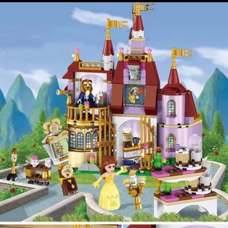 レゴ(Lego)のディズニープリンセス 美女と野獣のお城セット LEGOレゴ互換ブロック ベル(キャラクターグッズ)