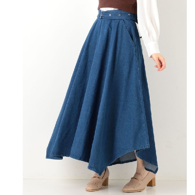 archives(アルシーヴ)のイレヘムデニムスカート レディースのスカート(ロングスカート)の商品写真