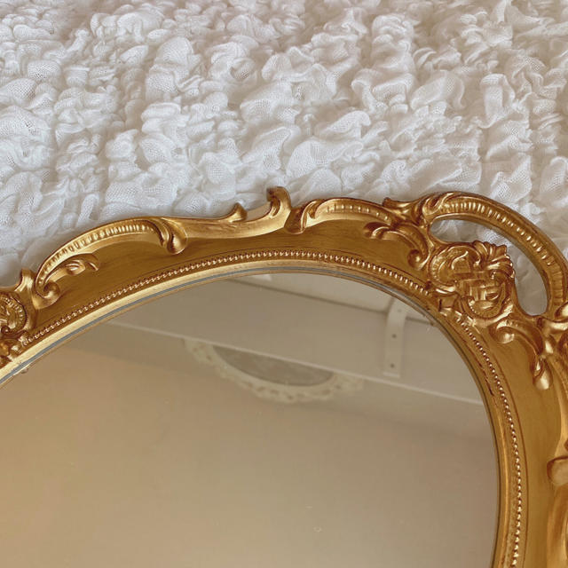 ZARA HOME(ザラホーム)の○gold mirror tray○ レディースのファッション小物(ミラー)の商品写真