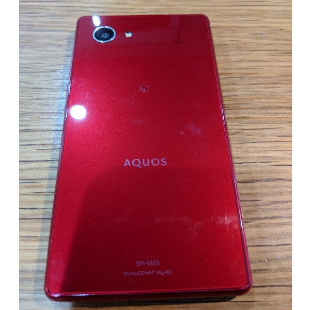 SHARP - 【最終値下げ】SHARP AQUOS mini SH-M03 REDの通販 by 亀印 ...