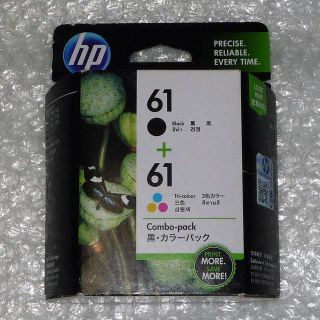 ヒューレットパッカード(HP)の【送料込み】hp61黒・カラーパックCR311AA【期限2018年12月】(PC周辺機器)