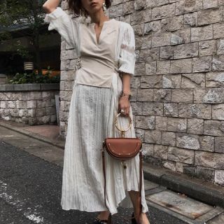 アメリヴィンテージ(Ameri VINTAGE)の【yanruoting様 専用】　WASHI LAYERED DRESS(ロングワンピース/マキシワンピース)