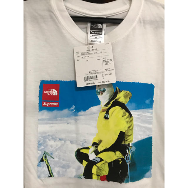 Supreme×ノースフェイス/18AW/Tシャツ/Sサイズ　タグ付き新品未使用