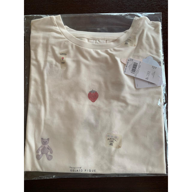 gelato pique(ジェラートピケ)のジェラートピケ  ピケ グッズ柄Tシャツ レディースのルームウェア/パジャマ(ルームウェア)の商品写真