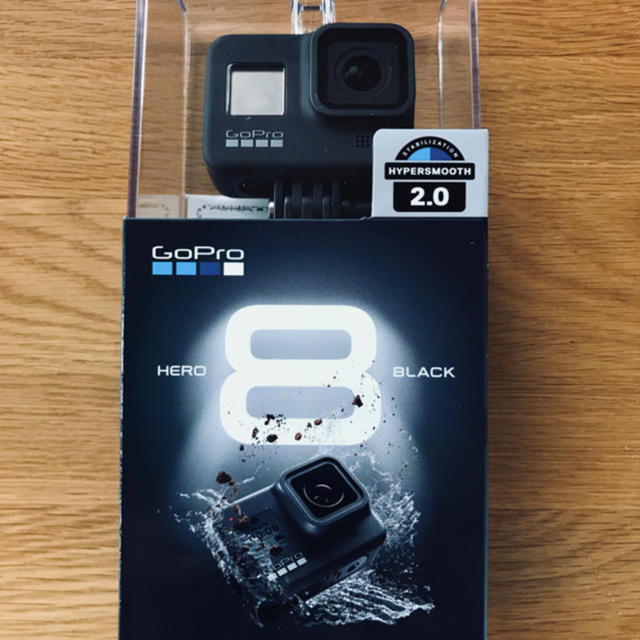 GoPro(ゴープロ)のGo pro 8 hero black 新品未使用未開封品 スマホ/家電/カメラのカメラ(コンパクトデジタルカメラ)の商品写真