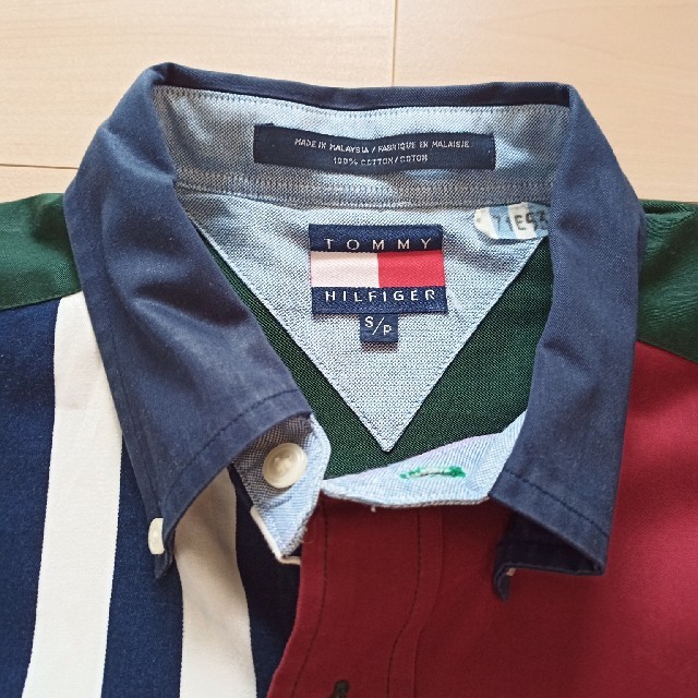 TOMMY HILFIGER(トミーヒルフィガー)の【超レア美品】TOMMY HILFIGER シャツジャケ 長袖シャツL メンズのトップス(シャツ)の商品写真