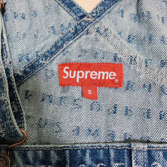 Supreme - supreme Jacquard Logos Denim Overalls の通販 by tan