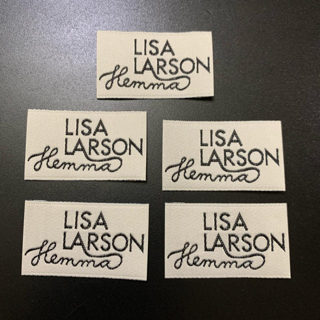 Lisa Larson(リサラーソン)のリサラーソン  タグ　5枚セット ハンドメイドの素材/材料(各種パーツ)の商品写真