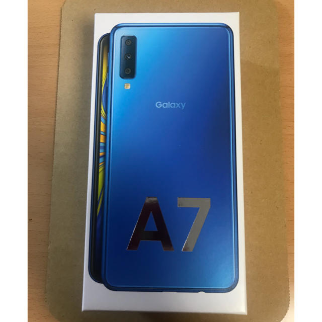 【新品未開封】Galaxy A7 ブルーnanoSIM