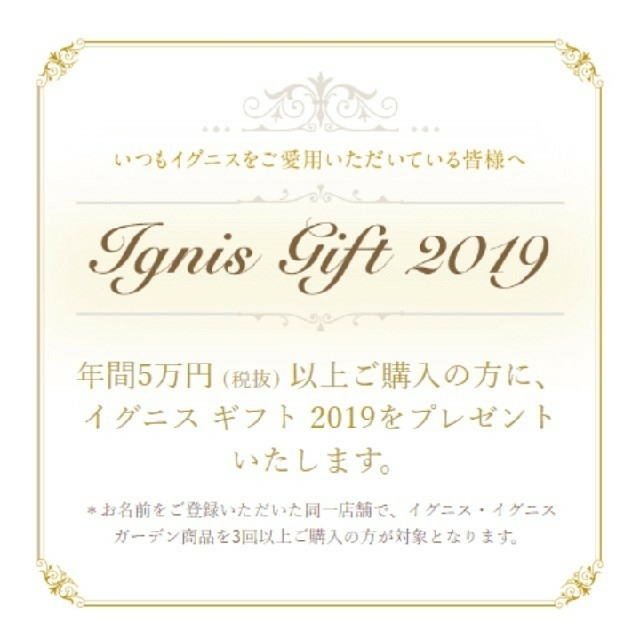 IGNIS(イグニス)のイグニス記念品2019（新品未使用） コスメ/美容のリラクゼーション(アロマグッズ)の商品写真