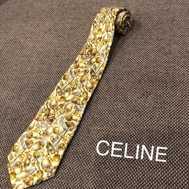 celine(セリーヌ)のネクタイ　セリーヌ　シルク メンズのファッション小物(ネクタイ)の商品写真