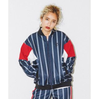 エックスガール(X-girl)のX-girl エックスガール REGIMENTAL TRACK JACKET(ブルゾン)