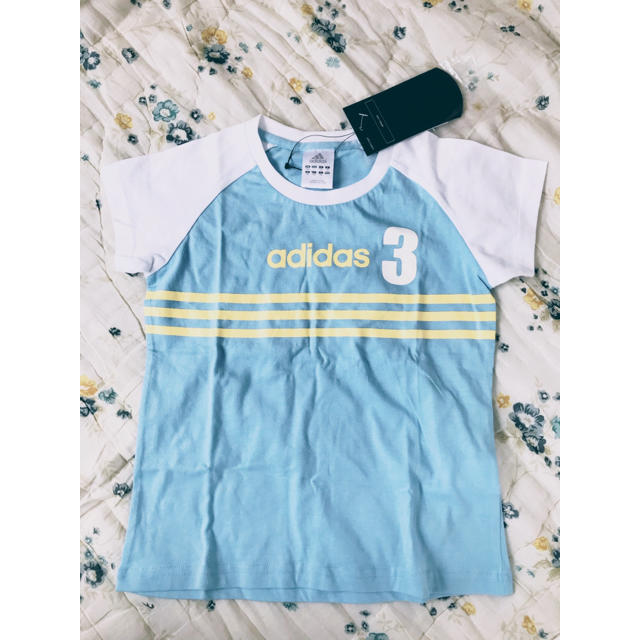 adidas(アディダス)のアディダス　adidas Tシャツ140センチ キッズ/ベビー/マタニティのキッズ服女の子用(90cm~)(Tシャツ/カットソー)の商品写真