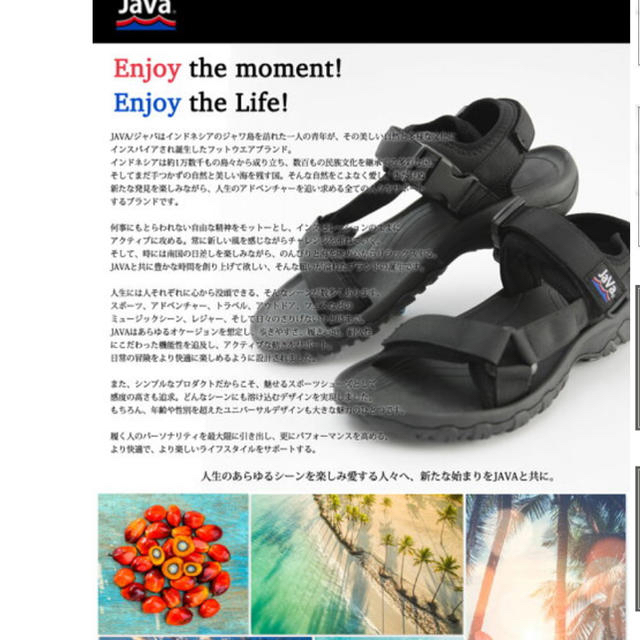 Teva(テバ)のJava メンズサンダル  （ソール白）men's メンズの靴/シューズ(サンダル)の商品写真