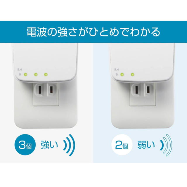 IODATA(アイオーデータ)の【中古】I-O DATA Wi-Fi 無線LAN ルータ 中継機 スマホ/家電/カメラのPC/タブレット(PC周辺機器)の商品写真